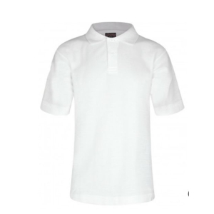 White Short Sleeve Polo Shirt, Polo Shirts, Hampstead Parochial School, Hasmonean Primary School, Hasmonean High Boys School, Hasmonean High Girls School, Wessex Gardens Primary School