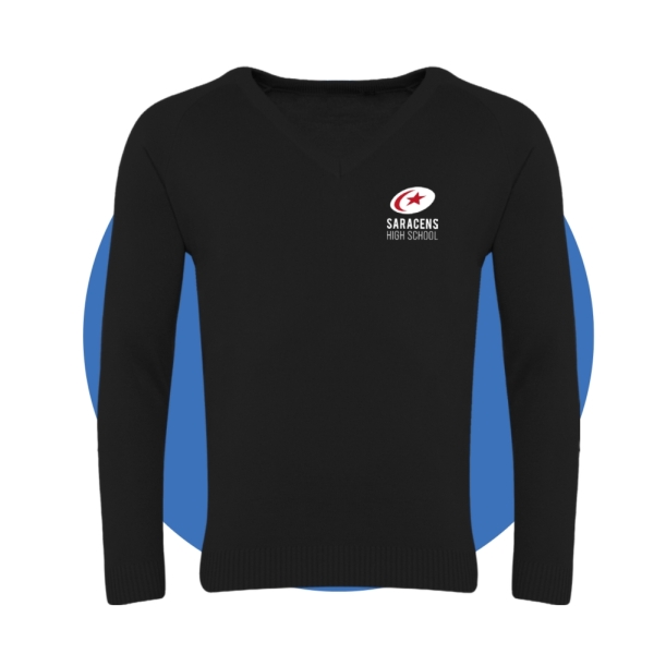 SARACENS H.S V-NECK JUMPER, Saracens High School